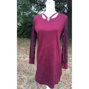 Christmas Snowflake Winter Knit Dress Size 11 Juniors